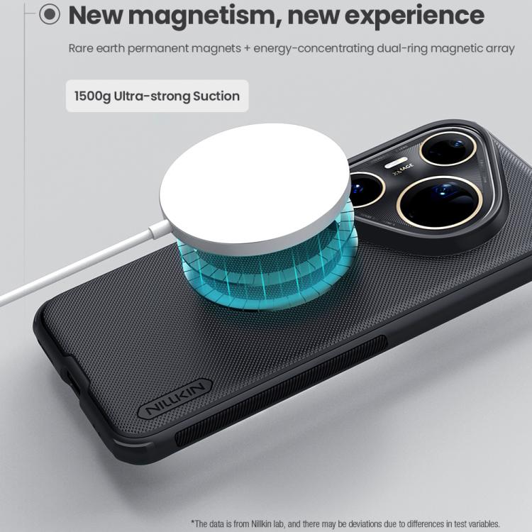 For Huawei Pura 80 Ultra 5G NILLKIN Frosted Shield Pro Magnetic Magsafe Phone Case - Black