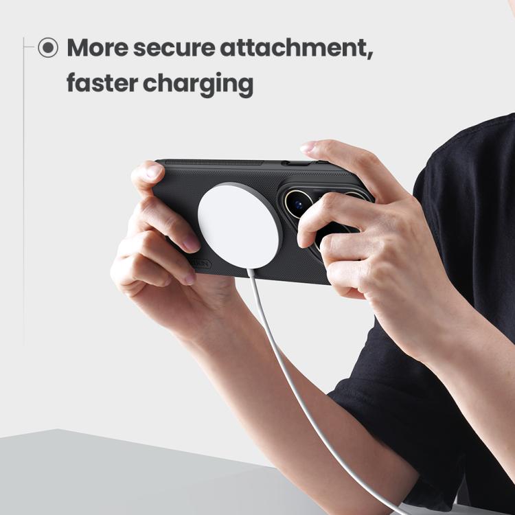 For Huawei Pura 80 Ultra 5G NILLKIN Frosted Shield Pro Magnetic Magsafe Phone Case - Black