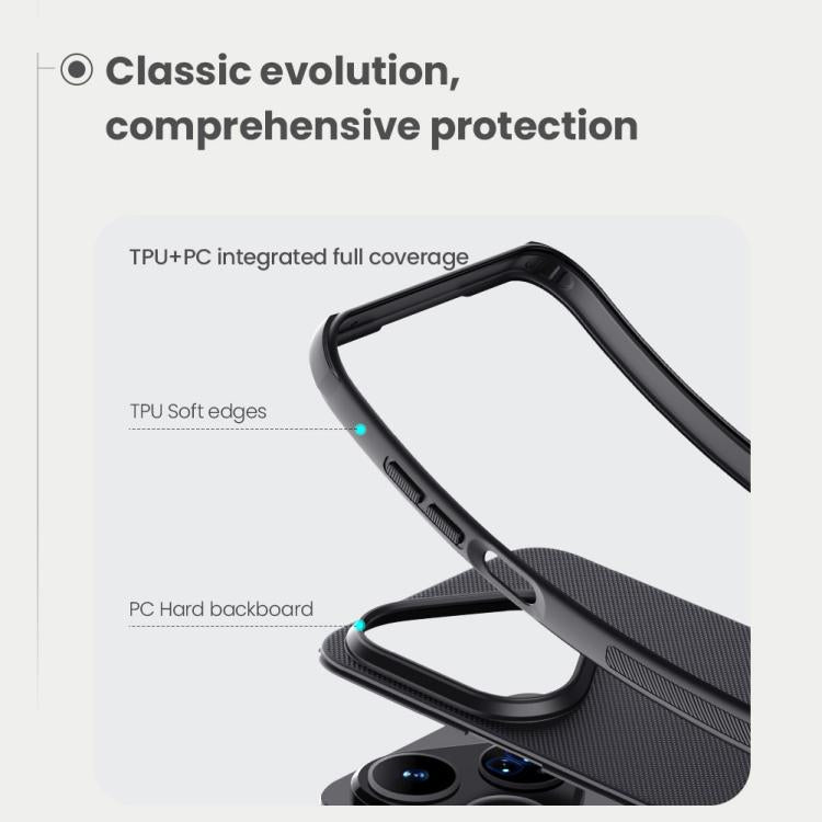 For Huawei Pura 80 5G NILLKIN Frosted Shield Pro Magnetic Magsafe Phone Case - Black