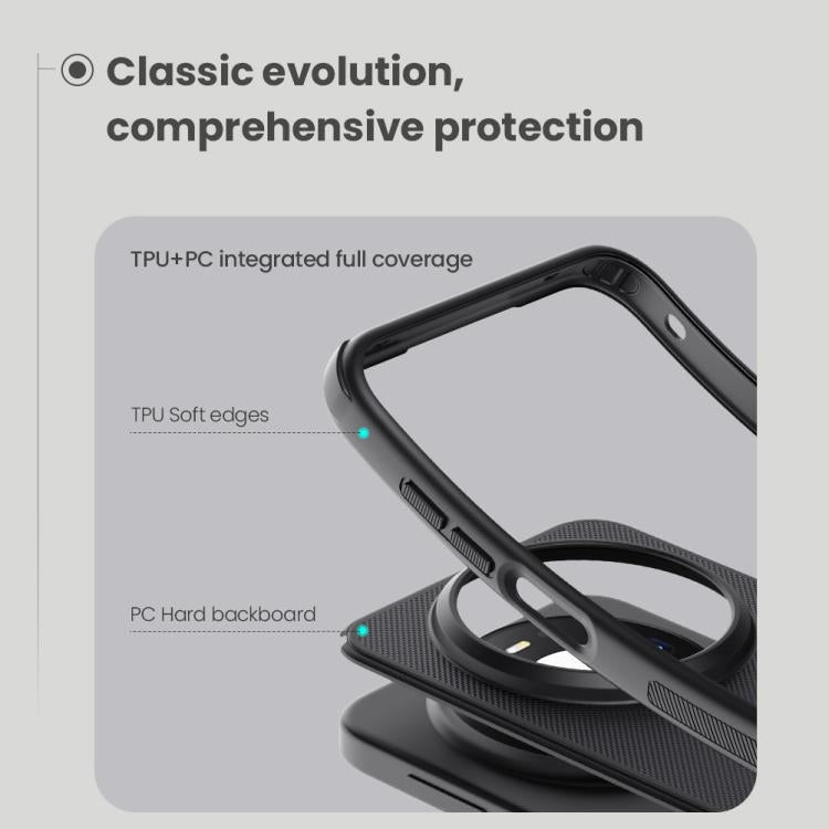 For Huawei Mate 80 Pro Max NILLKIN Frosted Shield Pro Magnetic Magsafe Phone Case - Black