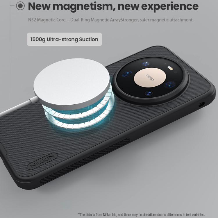 For Huawei Mate 80 Pro Max NILLKIN Frosted Shield Pro Magnetic Magsafe Phone Case - Black