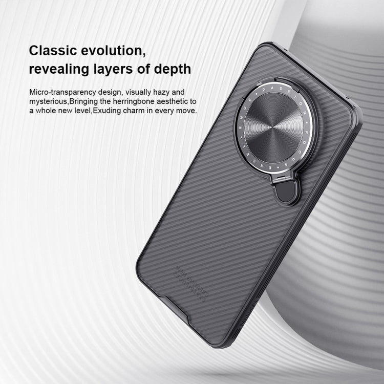 For Huawei Mate 70 NILLKIN CamShield Prop Translucent PC Phone Case - Black