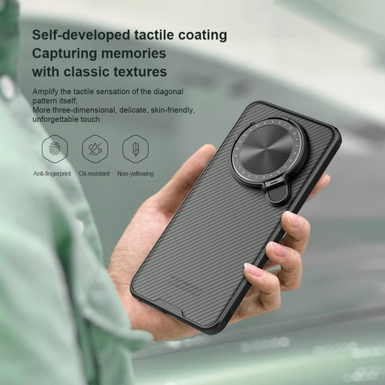 For Huawei Mate 70 NILLKIN CamShield Prop Translucent PC Phone Case - Black