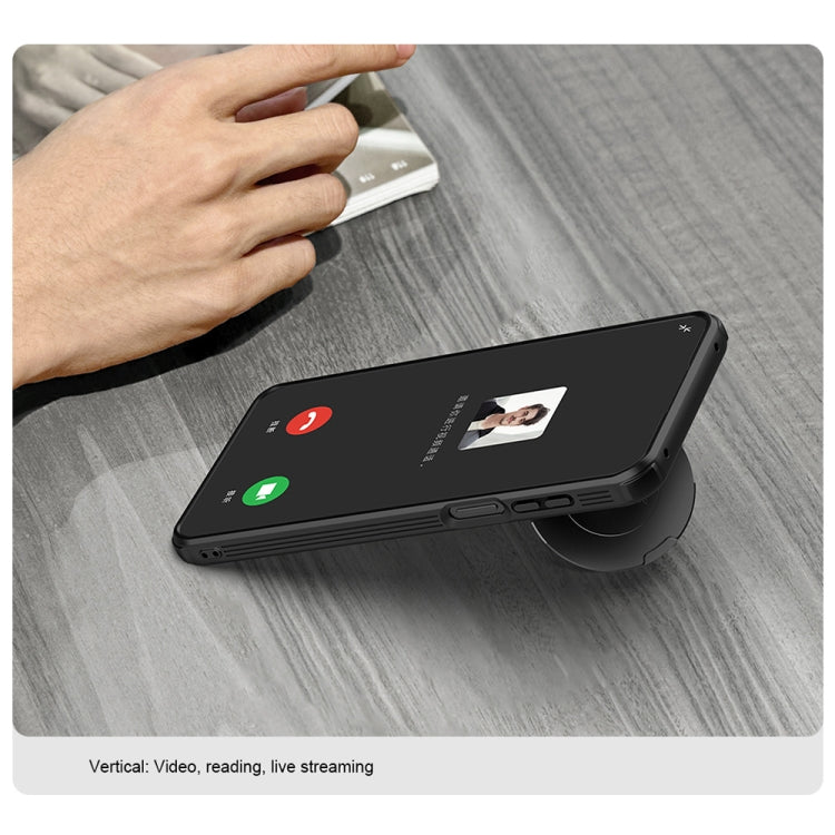 For Huawei Mate 70 NILLKIN CamShield Prop Translucent PC Phone Case - Black