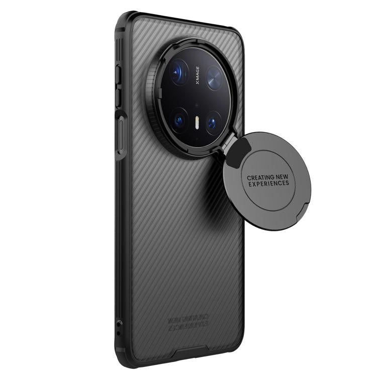 For Huawei Mate 70 Pro / 70 Pro+ NILLKIN CamShield Prop Translucent PC Phone Case - Black