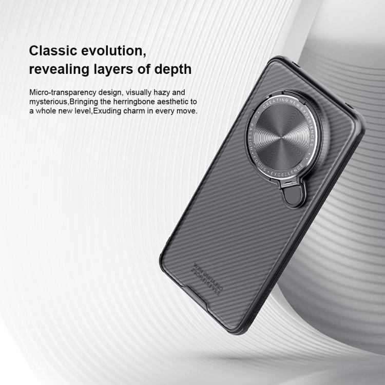 For Huawei Mate 70 Pro / 70 Pro+ NILLKIN CamShield Prop Translucent PC Phone Case - Black