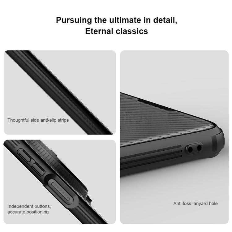 For Huawei Mate 70 Pro / 70 Pro+ NILLKIN CamShield Prop Translucent PC Phone Case - Black