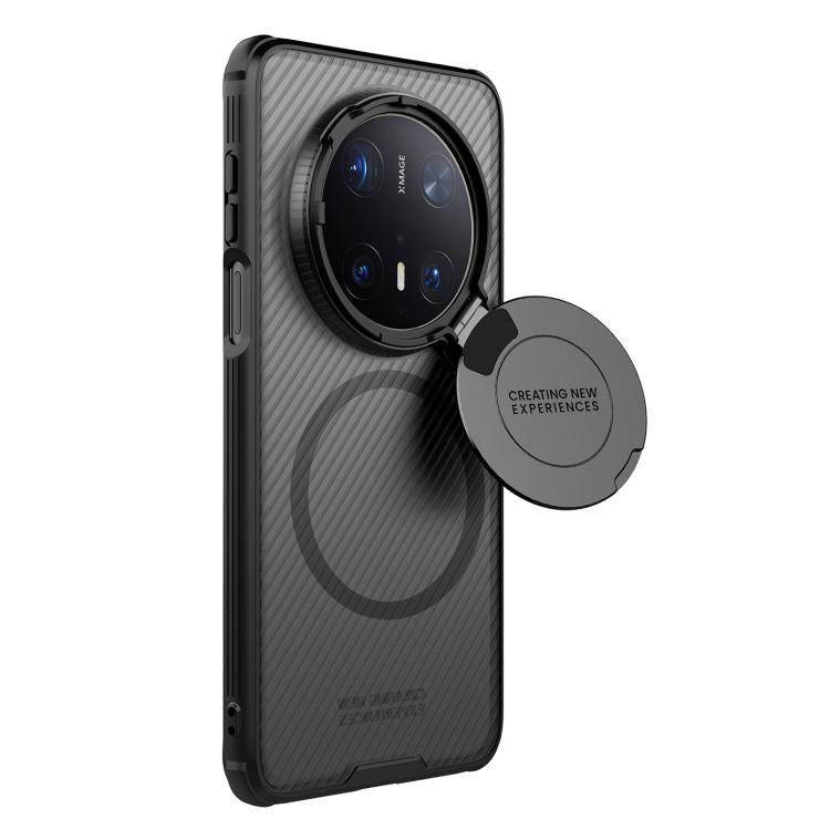 For Huawei Mate 70 Pro / 70 Pro+ NILLKIN CamShield Prop MagSafe Magnetic Translucent PC Phone Case - Black