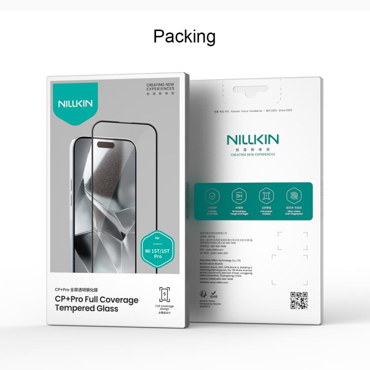 For Xiaomi 15T / 15T Pro NILLKIN CP+Pro 9H Explosion-proof Tempered Glass Film