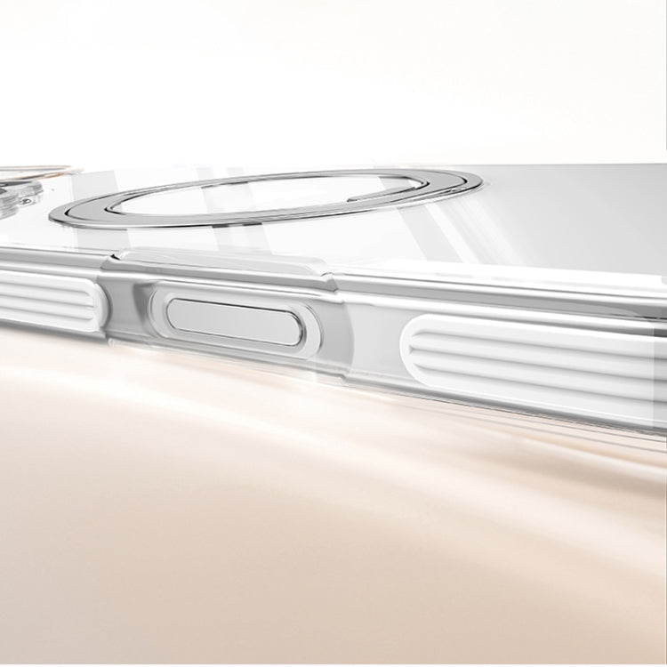 For iPhone 16 Gear Plating PC 360 Ring Holder Magsafe Phone Case