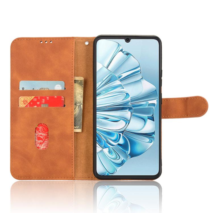 For Cubot A20 Skin Feel Magnetic Flip Leather Phone Case