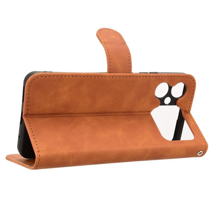For Cubot A20 Skin Feel Magnetic Flip Leather Phone Case