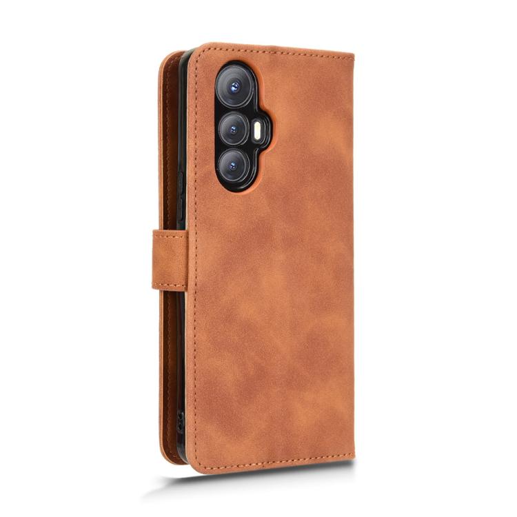 For Cubot Max 5 Skin Feel Magnetic Flip Leather Phone Case