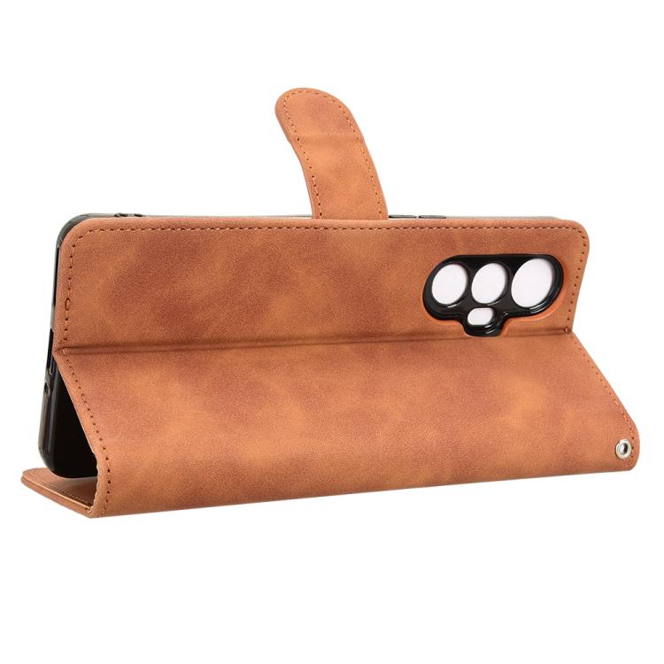 For Cubot Max 5 Skin Feel Magnetic Flip Leather Phone Case
