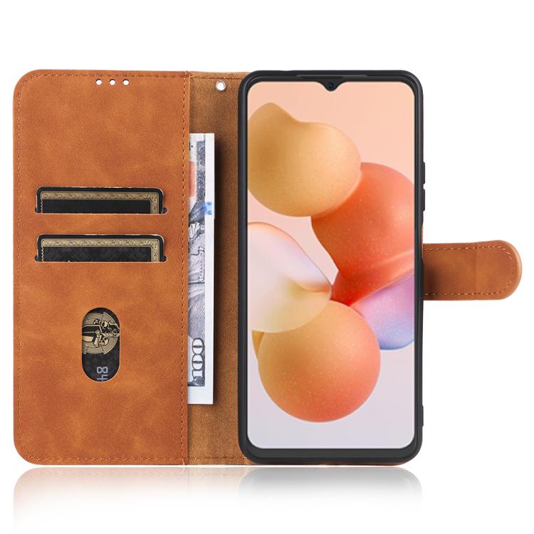 For Cubot A10 Skin Feel Magnetic Flip Leather Phone Case