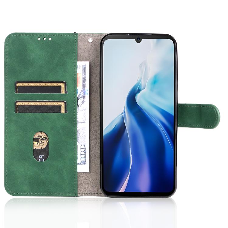 For Cubot A30 Skin Feel Magnetic Flip Leather Phone Case
