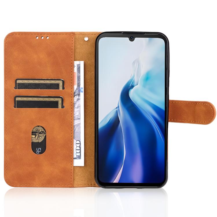 For Cubot A30 Skin Feel Magnetic Flip Leather Phone Case