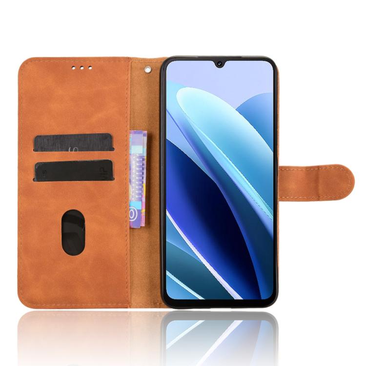 For Cubot A40 Skin Feel Magnetic Flip Leather Phone Case