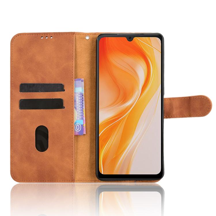 For Cubot P90 Skin Feel Magnetic Flip Leather Phone Case