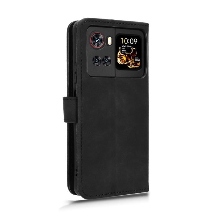 For Cubot X100 Skin Feel Magnetic Flip Leather Phone Case