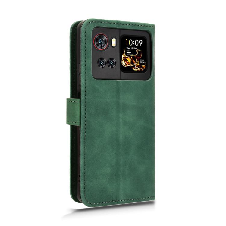 For Cubot X100 Skin Feel Magnetic Flip Leather Phone Case