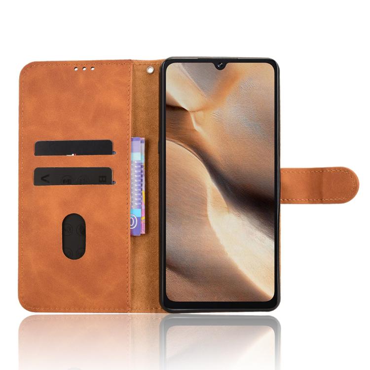 For Cubot X100 Skin Feel Magnetic Flip Leather Phone Case