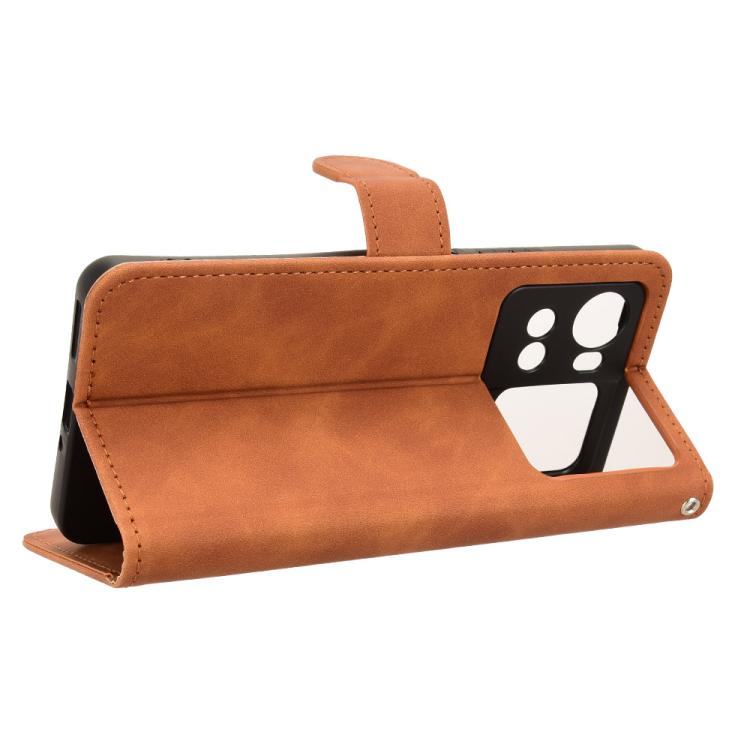 For Cubot X100 Skin Feel Magnetic Flip Leather Phone Case