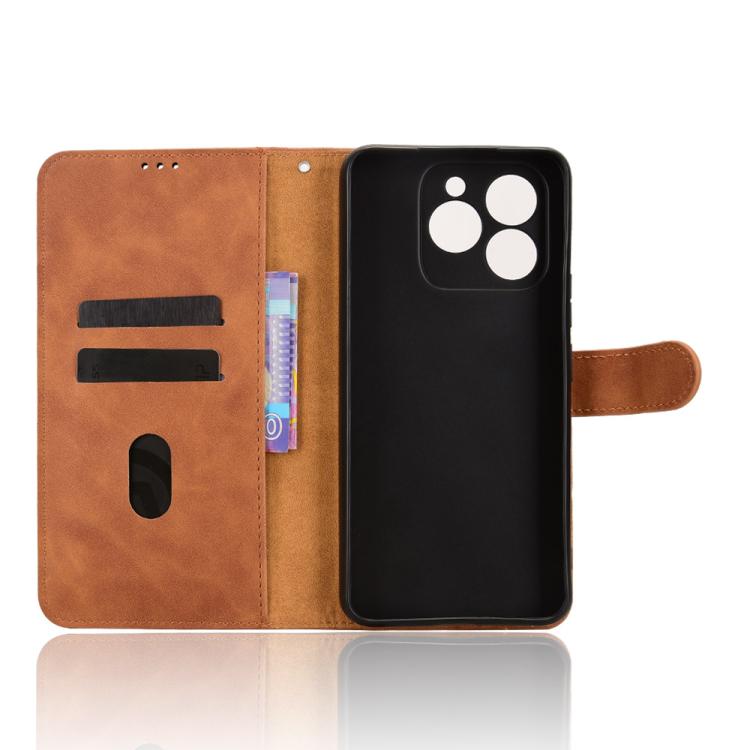 For Cubot Note 60 4G Skin Feel Magnetic Flip Leather Phone Case