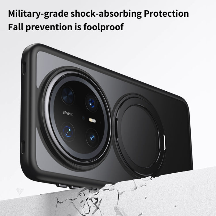 For Huawei Mate 70 Frosted 360 Degree MagSafe Magnetic Holder Phone Case