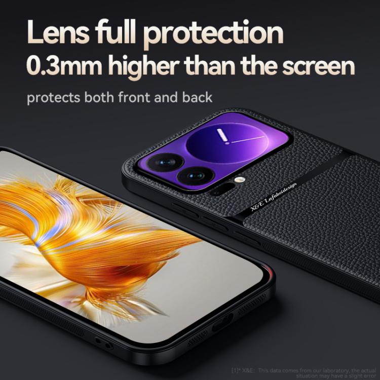 For Xiaomi 17 Litchi Leather Magnetic Full Coverage Shockproof Phone Case