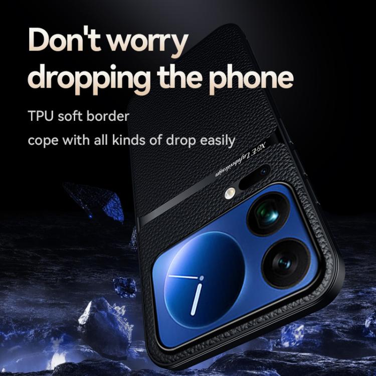 For Xiaomi 17 Pro Max Litchi Leather Magnetic Full Coverage Shockproof Phone Case