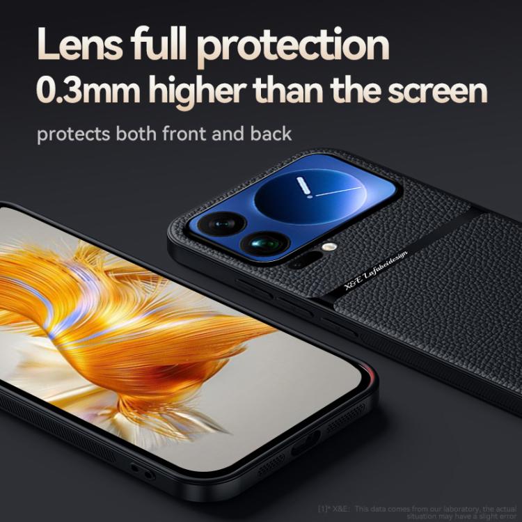 For Xiaomi 17 Pro Max Litchi Leather Magnetic Full Coverage Shockproof Phone Case