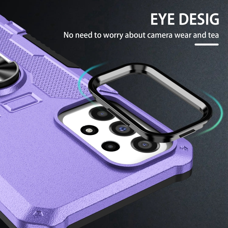 For Samsung Galaxy S24+ 5G Ring Holder Armor Hybrid Phone Case
