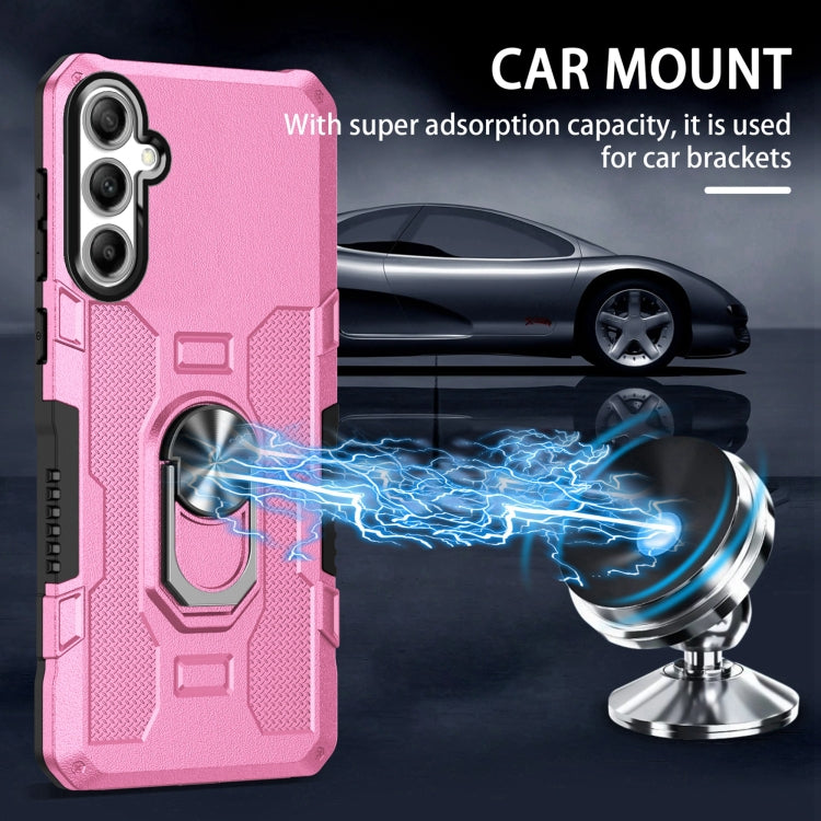 For Samsung Galaxy S24 5G Ring Holder Armor Hybrid Phone Case