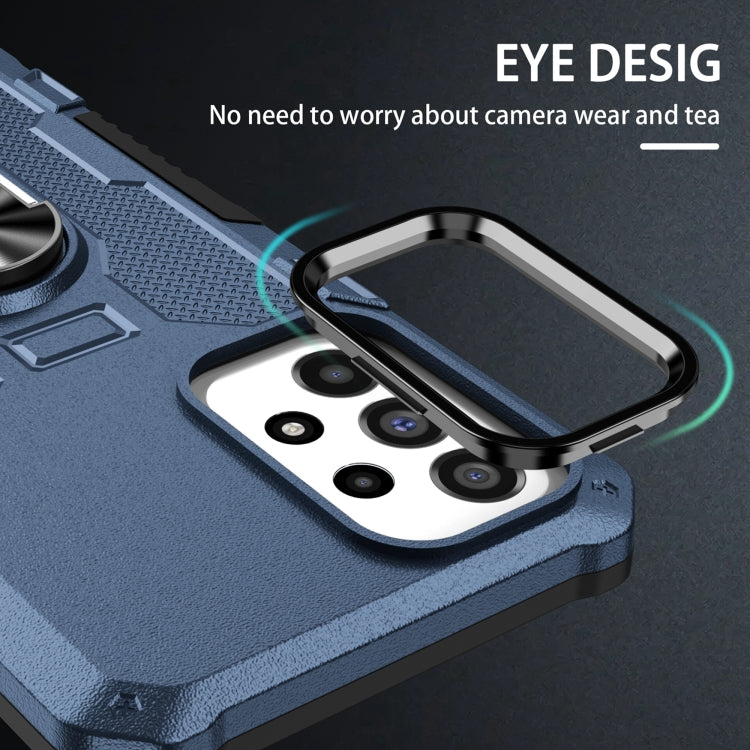For Samsung Galaxy A55 5G Ring Holder Armor Hybrid Phone Case