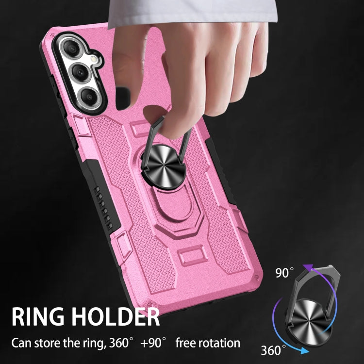 For Samsung Galaxy A16 5G Ring Holder Armor Hybrid Phone Case