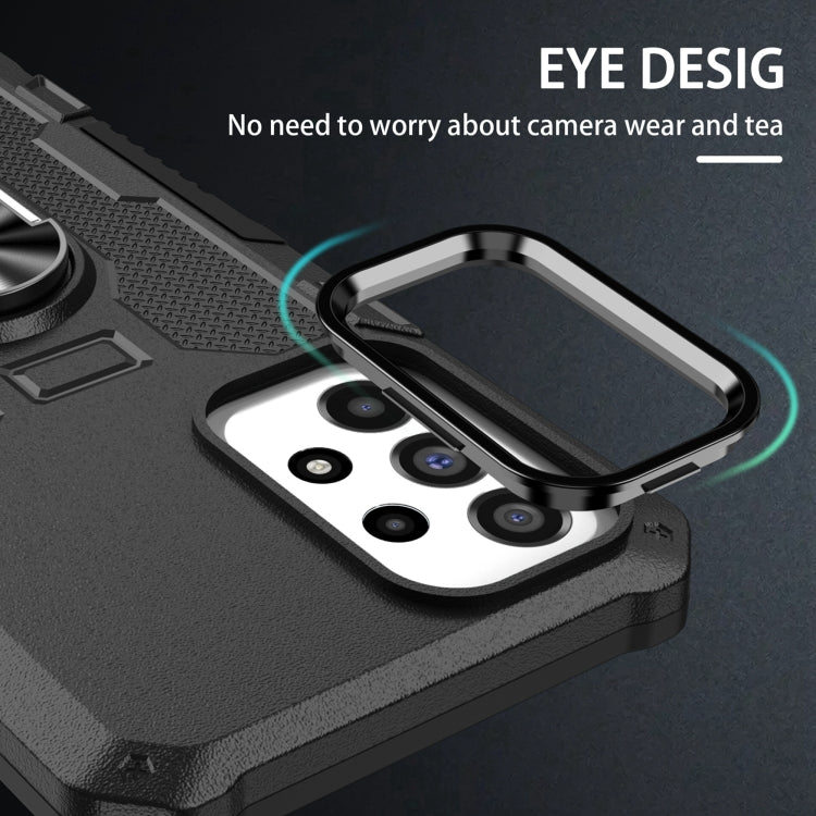 For Samsung Galaxy A15 Ring Holder Armor Hybrid Phone Case