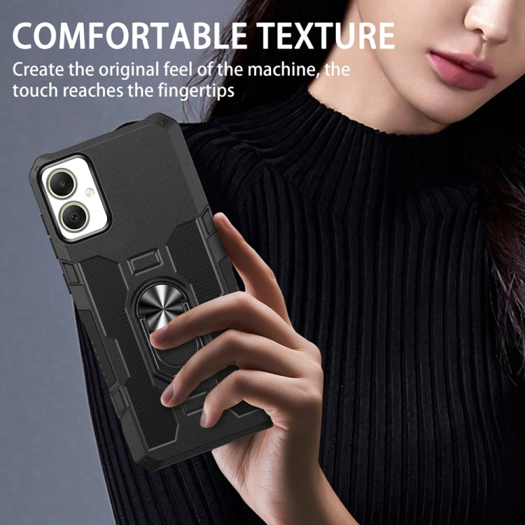 For Samsung Galaxy A05 Ring Holder Armor Hybrid Phone Case