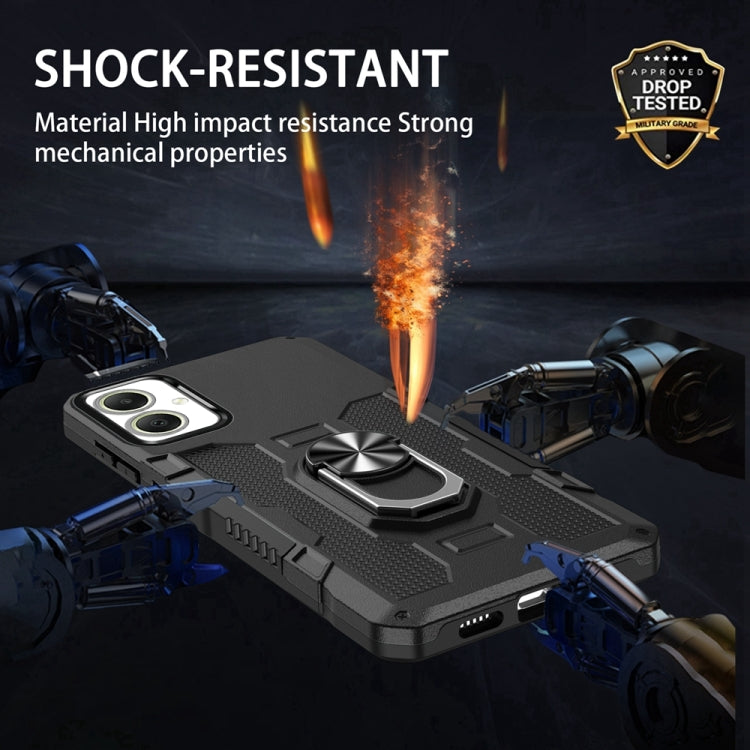For Samsung Galaxy A05 Ring Holder Armor Hybrid Phone Case