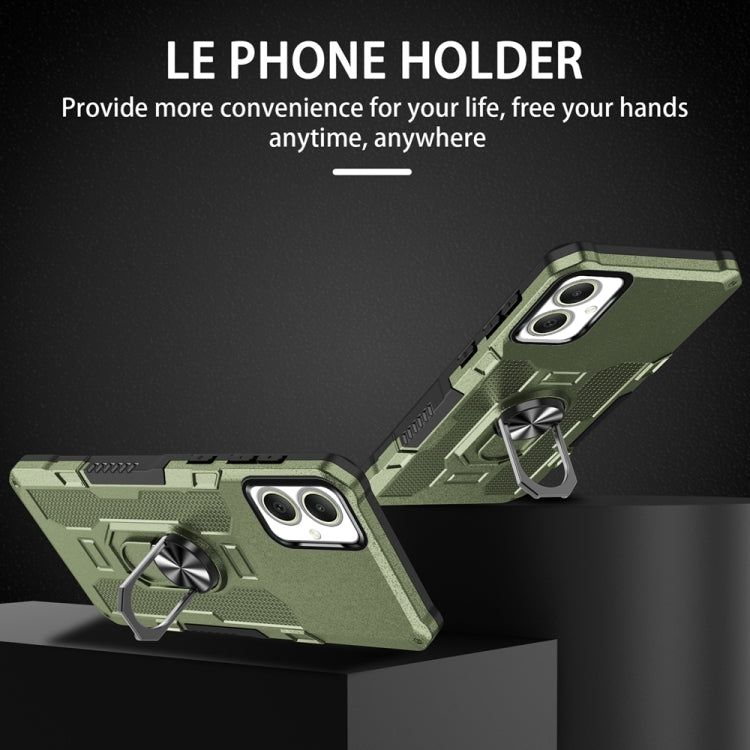 For Samsung Galaxy A05 Ring Holder Armor Hybrid Phone Case