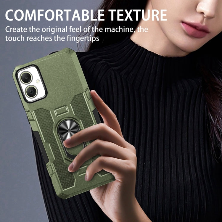 For Samsung Galaxy A05 Ring Holder Armor Hybrid Phone Case