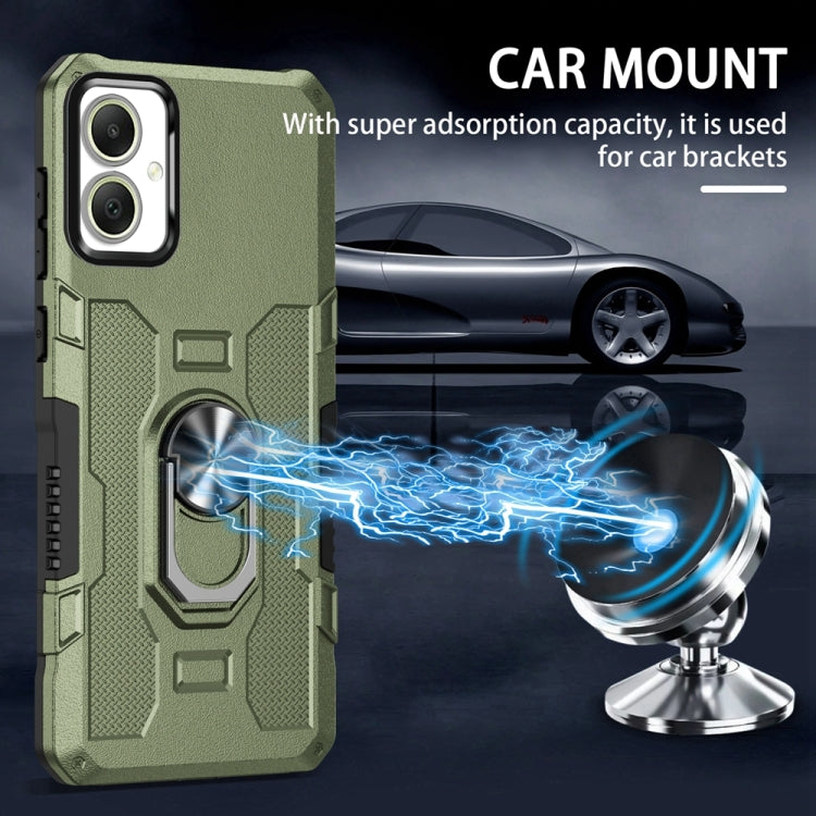 For Samsung Galaxy A05 Ring Holder Armor Hybrid Phone Case