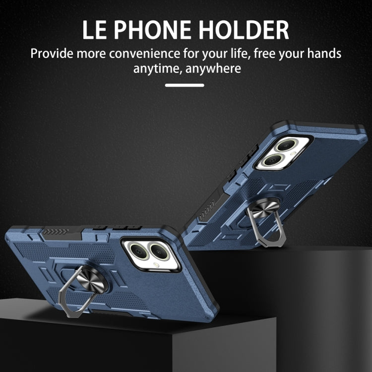For Samsung Galaxy A05 Ring Holder Armor Hybrid Phone Case