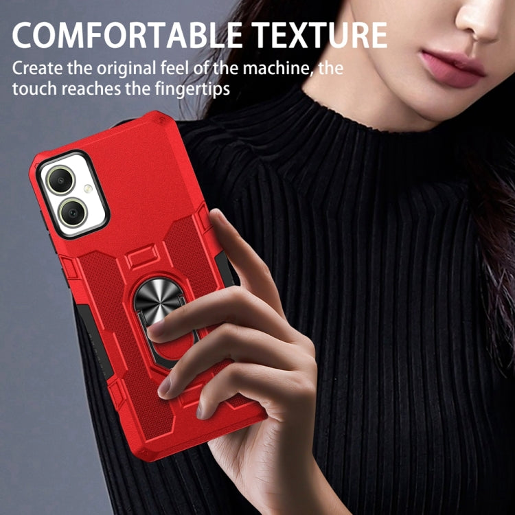 For Samsung Galaxy A05 Ring Holder Armor Hybrid Phone Case