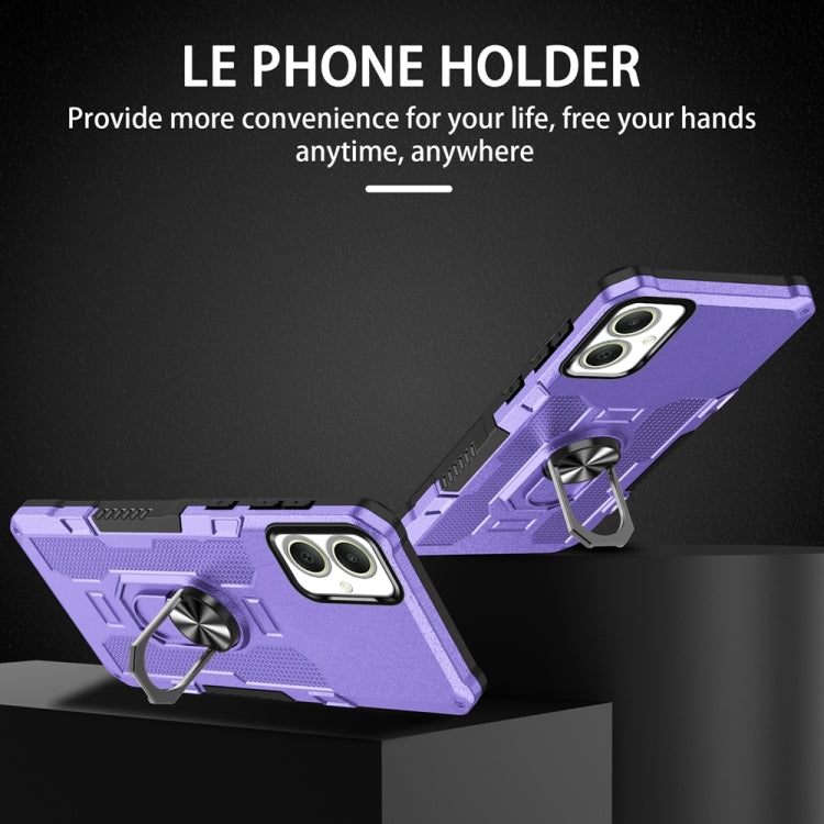 For Samsung Galaxy A05 Ring Holder Armor Hybrid Phone Case