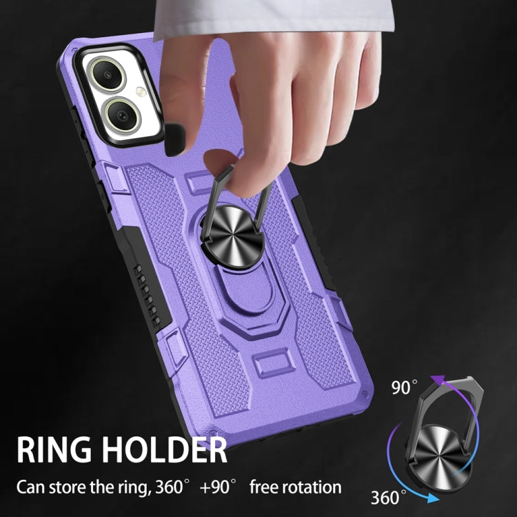 For Samsung Galaxy A05 Ring Holder Armor Hybrid Phone Case