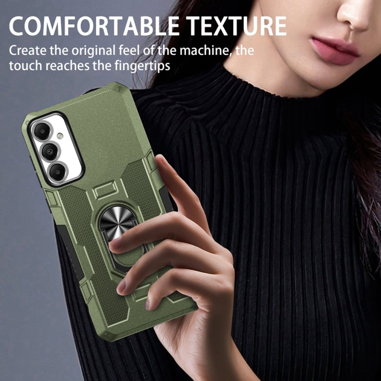 For Samsung Galaxy A05s Ring Holder Armor Hybrid Phone Case