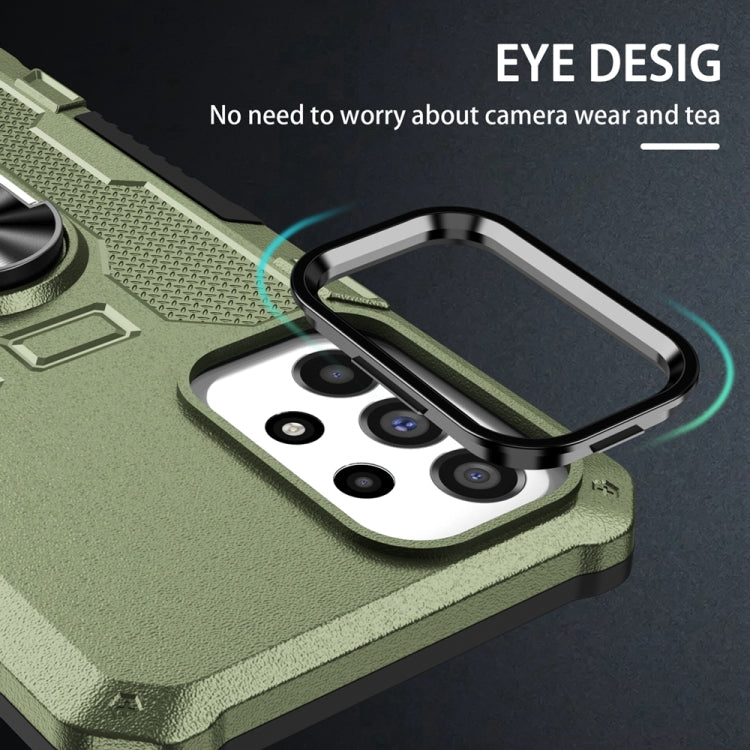 For Samsung Galaxy A05s Ring Holder Armor Hybrid Phone Case