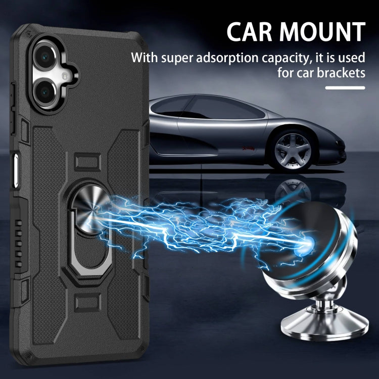 For Samsung Galaxy A06 4G Ring Holder Armor Hybrid Phone Case