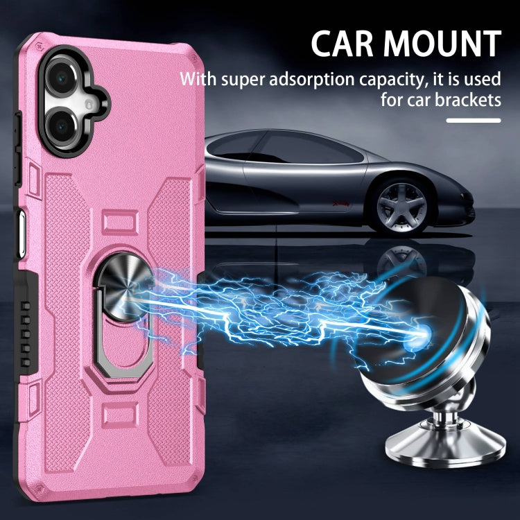 For Samsung Galaxy A06 4G Ring Holder Armor Hybrid Phone Case